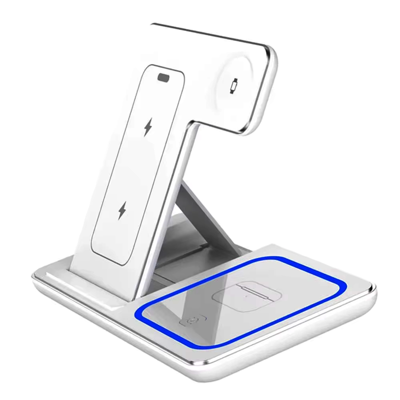 Carregador sem fio 3 em 1 para iphone 15 14 13 12 pro max