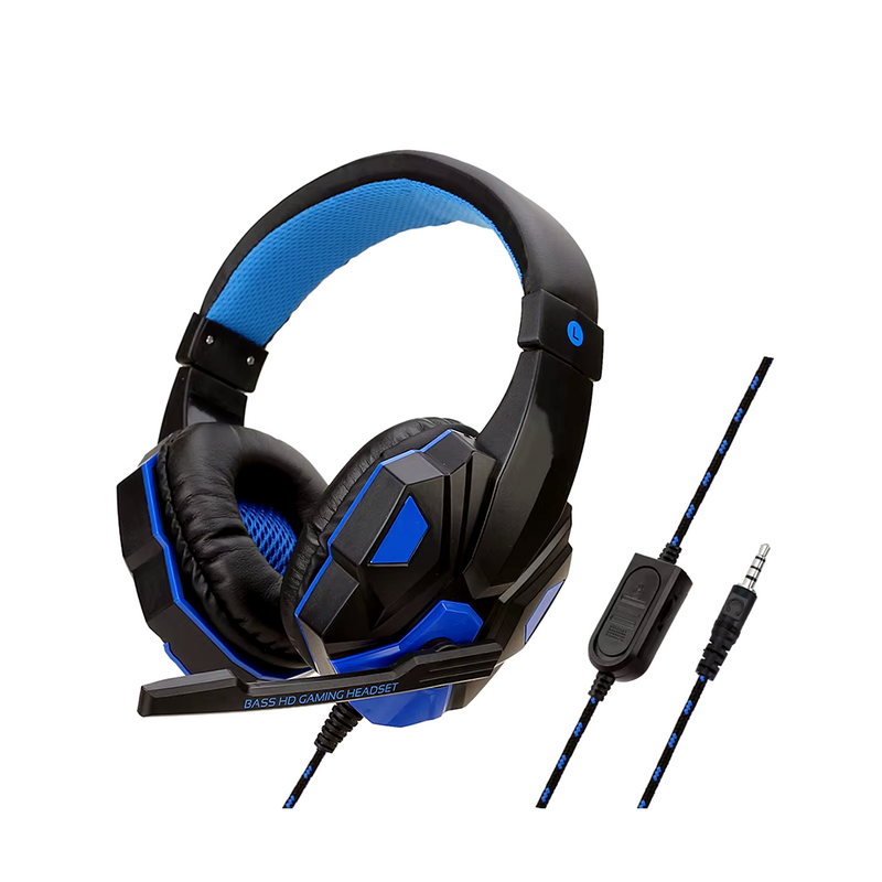 Fone de ouvido com LED para PC e console