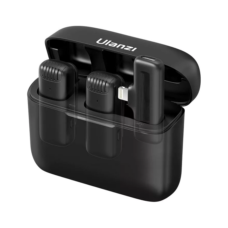 Microfone De Lapela Sem Fio ULANZI J12 iPhone, iPad, Android