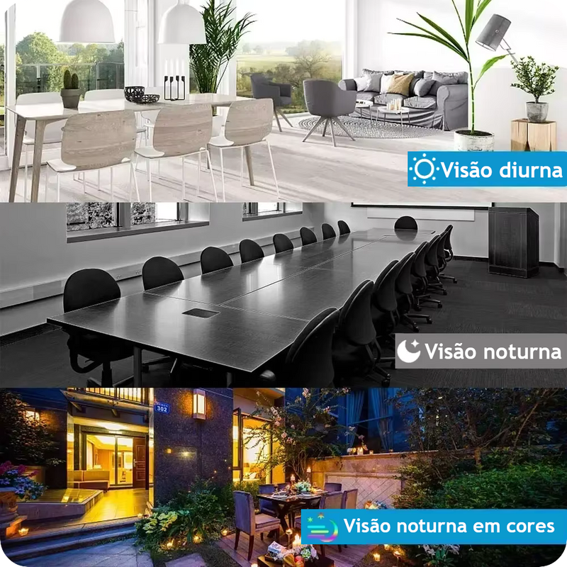 Camera de Vigilância 2.4G WIFI 2K com Audio - Eagle Eyes