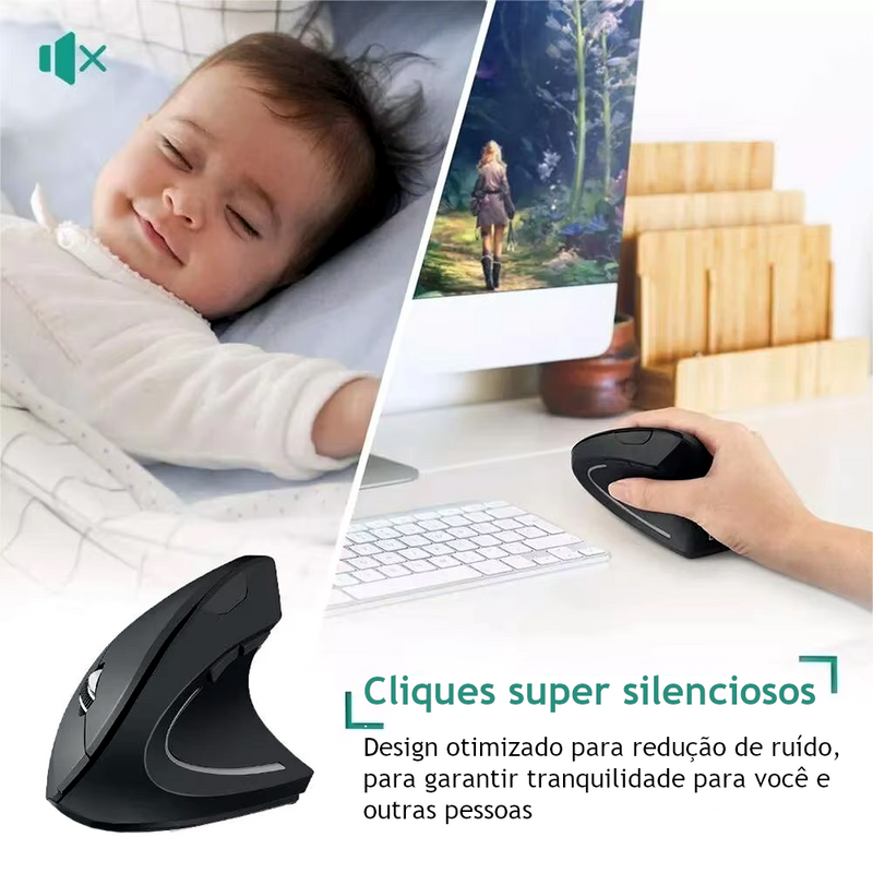 Mouse Vertical 2.4GHz Wireless Optical Mice