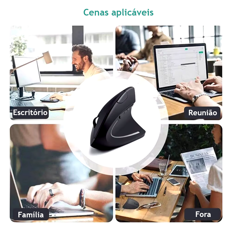 Mouse Vertical 2.4GHz Wireless Optical Mice
