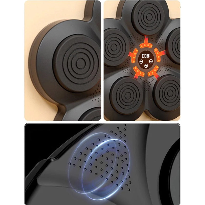 Máquina de Boxe Smart Bluetooth – Treine com Música, Recarregável e Portátil!