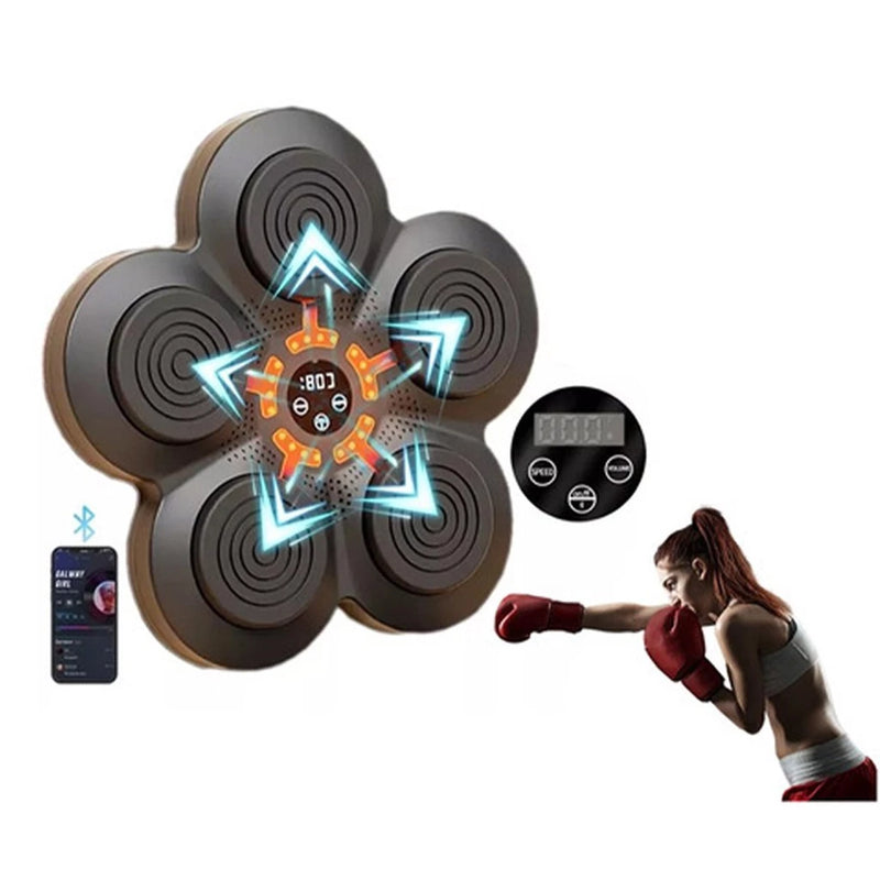 Máquina de Boxe Smart Bluetooth – Treine com Música, Recarregável e Portátil!