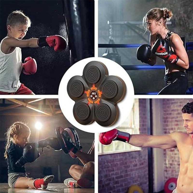 Máquina de Boxe Smart Bluetooth – Treine com Música, Recarregável e Portátil!